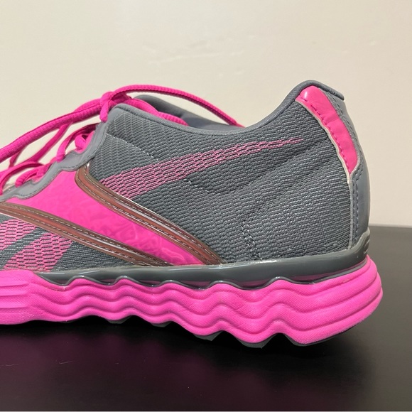 Reebok VibeTech Grey and Pink Athletic Sneakers - Picture 10 of 13